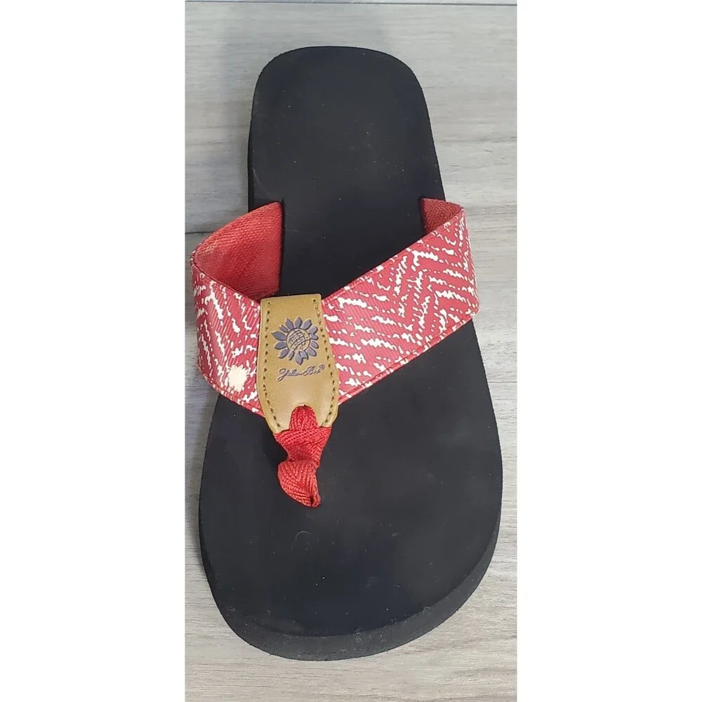 Women's Yellow Box Mellow Mat  8.5 Sandal Flip Flop Summer Beach Shoes - Picture 9 of 12